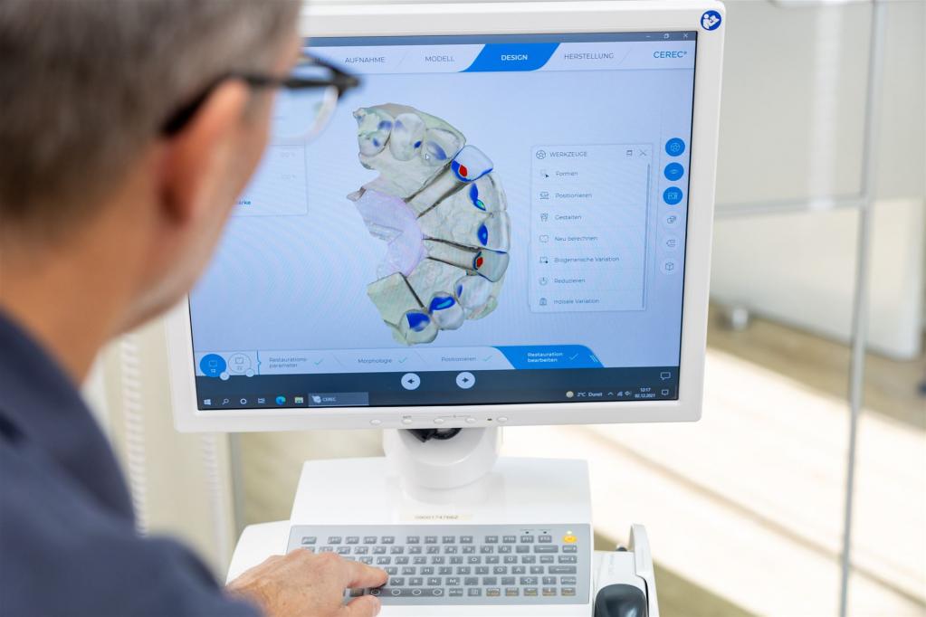 Sofortige virtuelle Planung am Computer